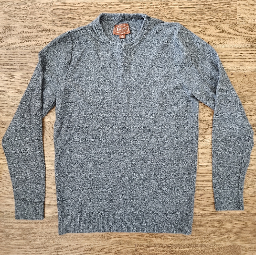 Red Ale Men's M Crewneck Sweater in Heather Gray